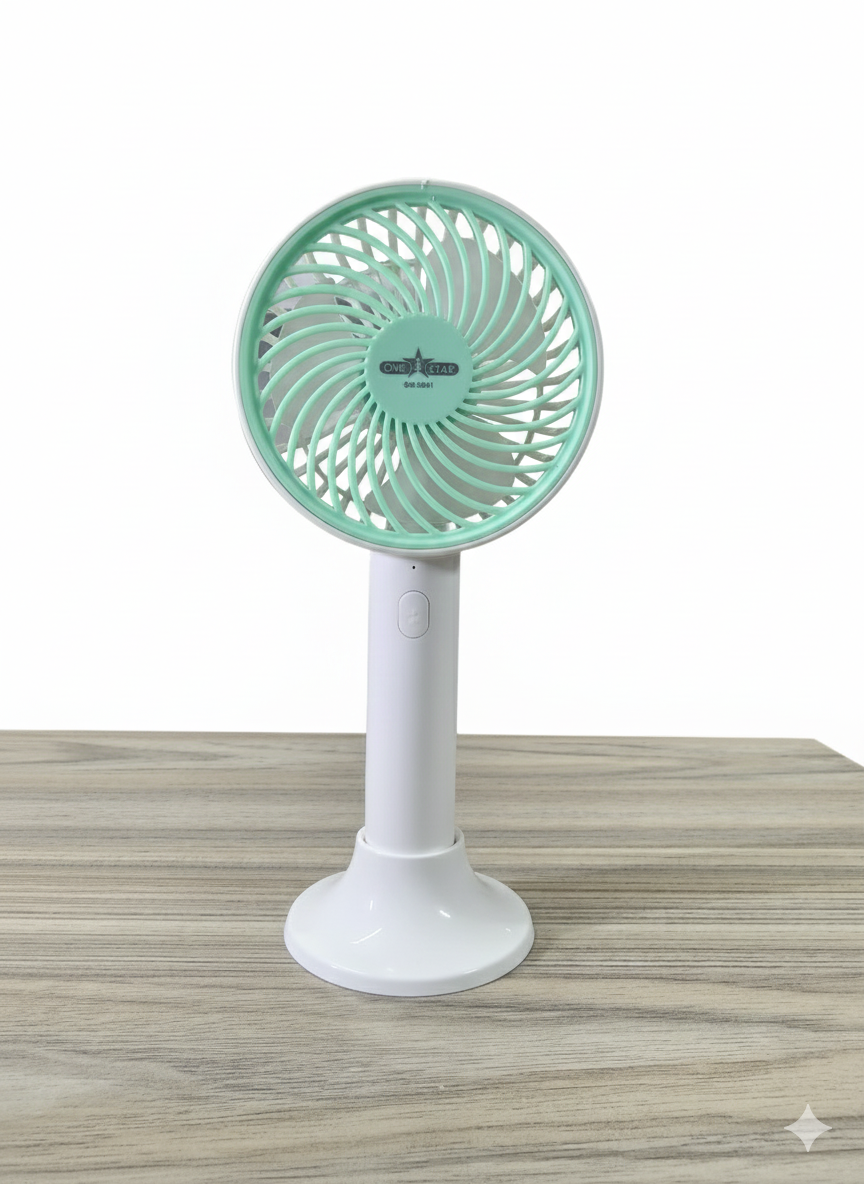 ONE STAR OS-2901 Rechargeable Lithium Battery Strong Wind Portable Desk Fan