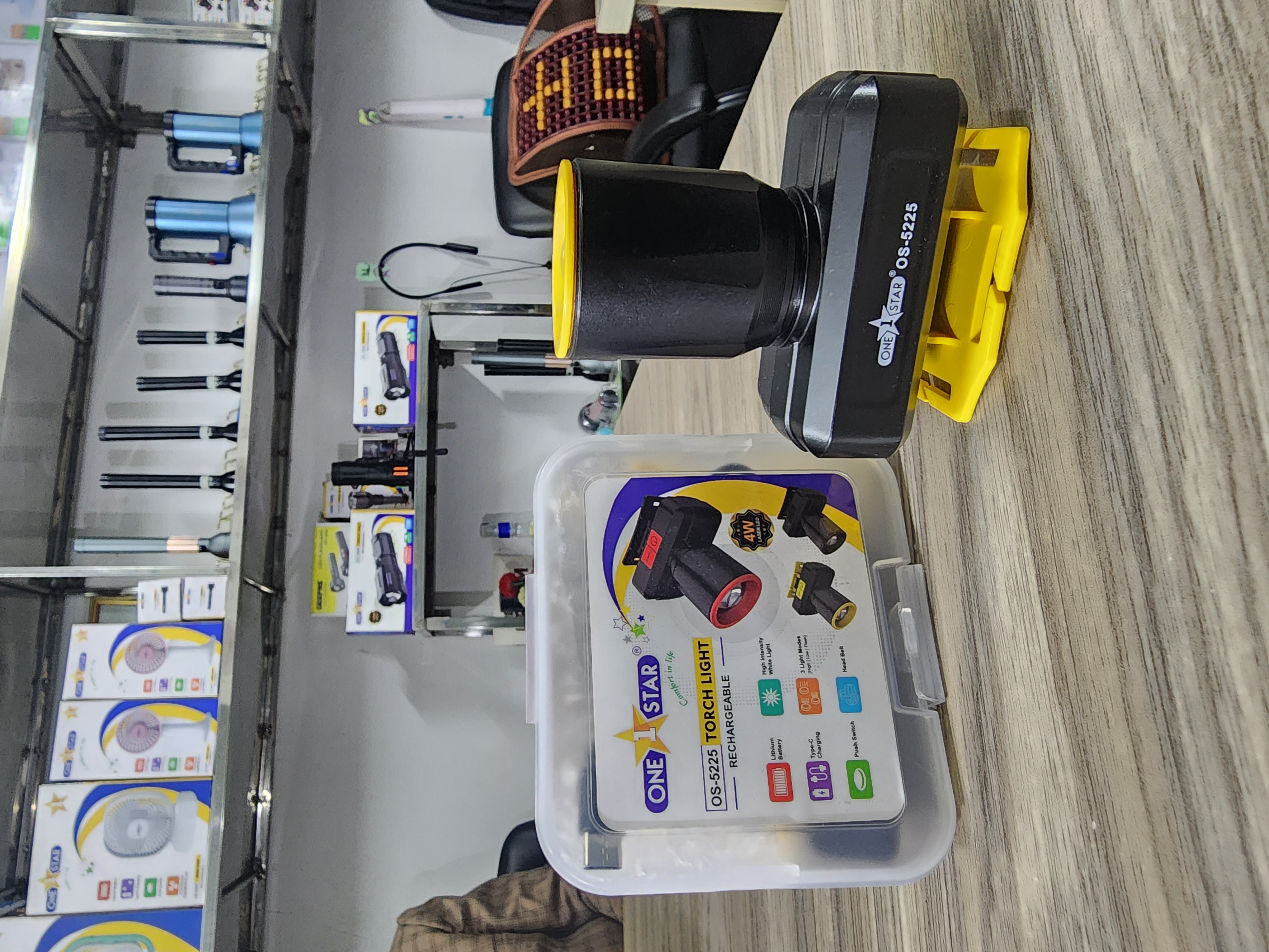 One Star OS 5225 Head Light for Riding,Camping & Night Fishing